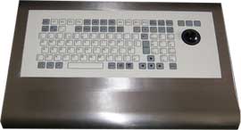 Keyboard with trackerball